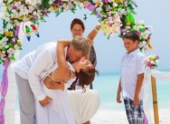 Boda en la República Dominicana, Cap Cana. Yevgeny, Irina y su hijo Akim