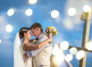 Boda en el restaurante en la playa en Punta Cana {Yevgeniy y Alya}