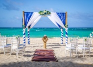 Boda en el restaurante de la playa en estilo marino {Gregory y Victoria}