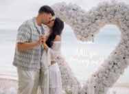 Pedida de mano romántica en Punta Cana para Emily y Aaron